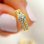 Load image into Gallery viewer, 14K Solid Gold Baguette Diamond Huggies. HP400798
