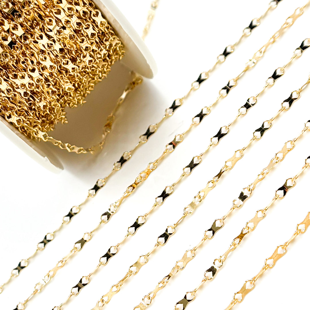 V283GF. 14k Gold Filled Bold Infinity Link Chain