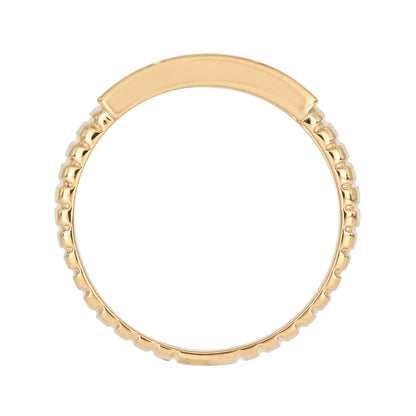 14K Solid Gold Diamond Band Ring