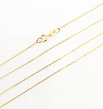 Load image into Gallery viewer, 020R01T5. 14K Solid Gold Cable Chain
