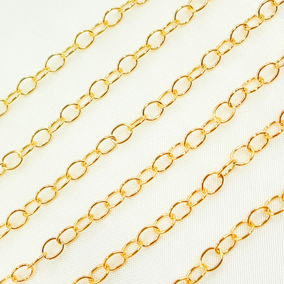 14k Gold Filled Smooth Oval Link Chain