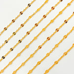 Load image into Gallery viewer, V300GF. 14k Gold Filled Cable and Diamond Cut Marina Link Chain