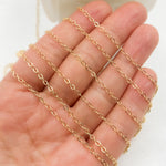 Load image into Gallery viewer, 1617FGF. 14K Gold Filled Flat Round 2mm Link Chain
