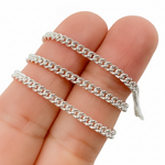 Load image into Gallery viewer, X19SS. Sterling Silver Curb Link Chain