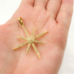 Load image into Gallery viewer, DP117. Diamond Sterling Silver Star Pendant
