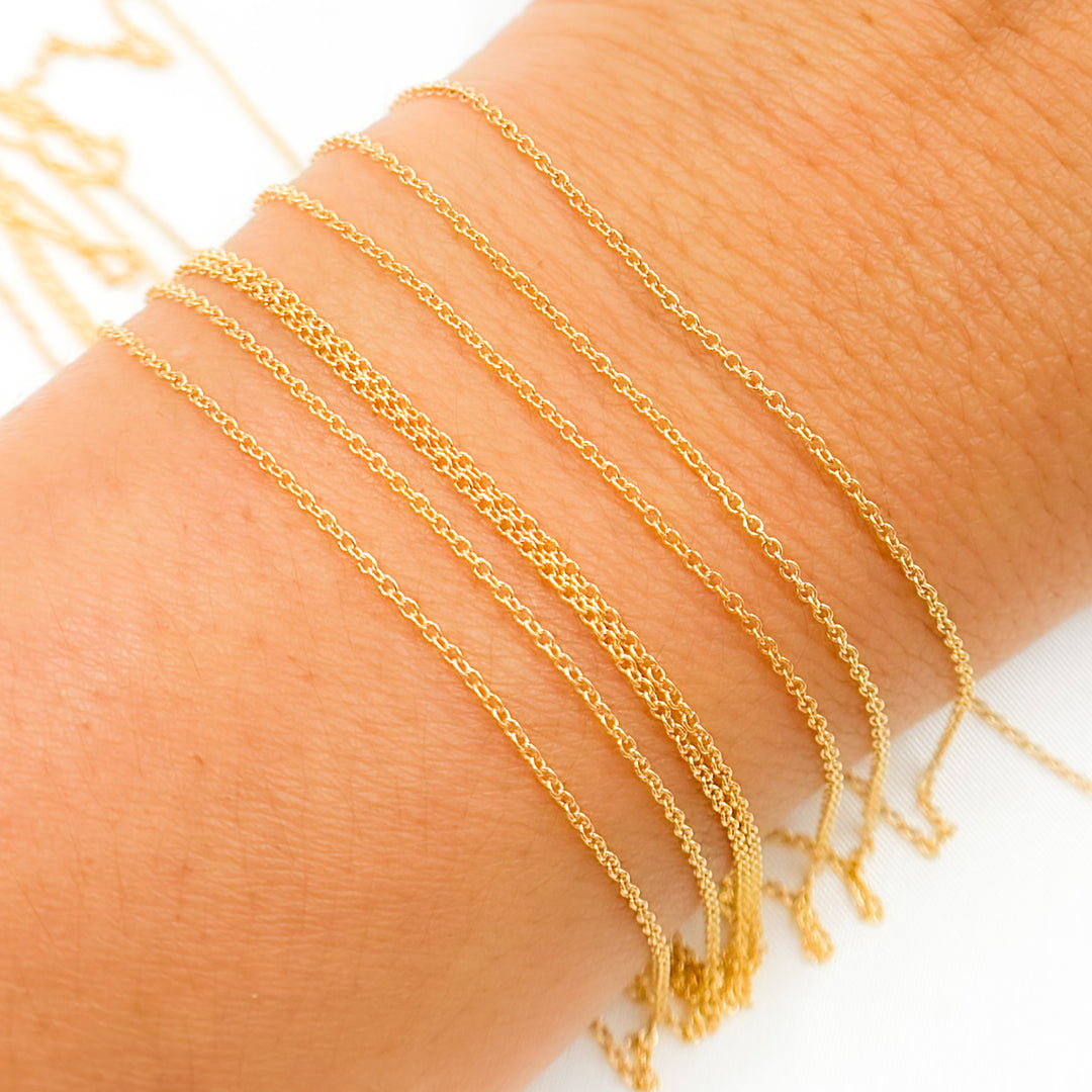 1132GF. 14K Gold Filled Cable Chain