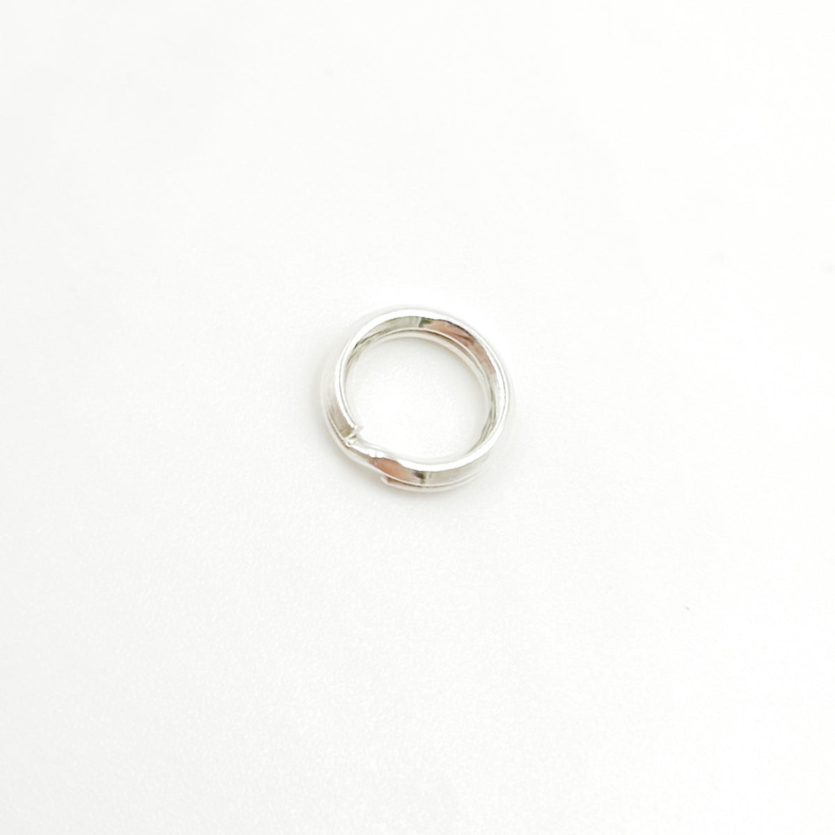 Shop White Silver Split Ring