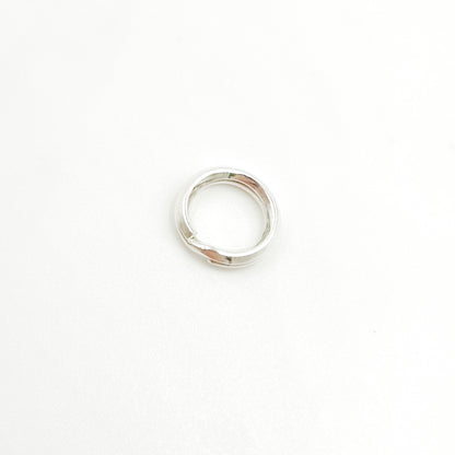 Shop White Silver Split Ring
