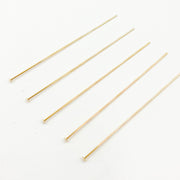 Gauge Gold-filled Flat 2 Inch Headpin