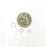 Load image into Gallery viewer, 925 Sterling Silver Close Jump Rings 20 Gauge 6mm. 5004481C
