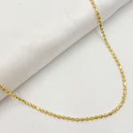 Load image into Gallery viewer, DCB200311LY. Gold Plated Sterling Silver Tube and Ball Necklace
