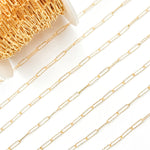 Load image into Gallery viewer, V313GF. 14K Gold Filled Diamond Cut Paperclip Chain