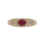 Load image into Gallery viewer, CR97420-6X4. 14K Solid Gold Diamond and Gemstone Ring