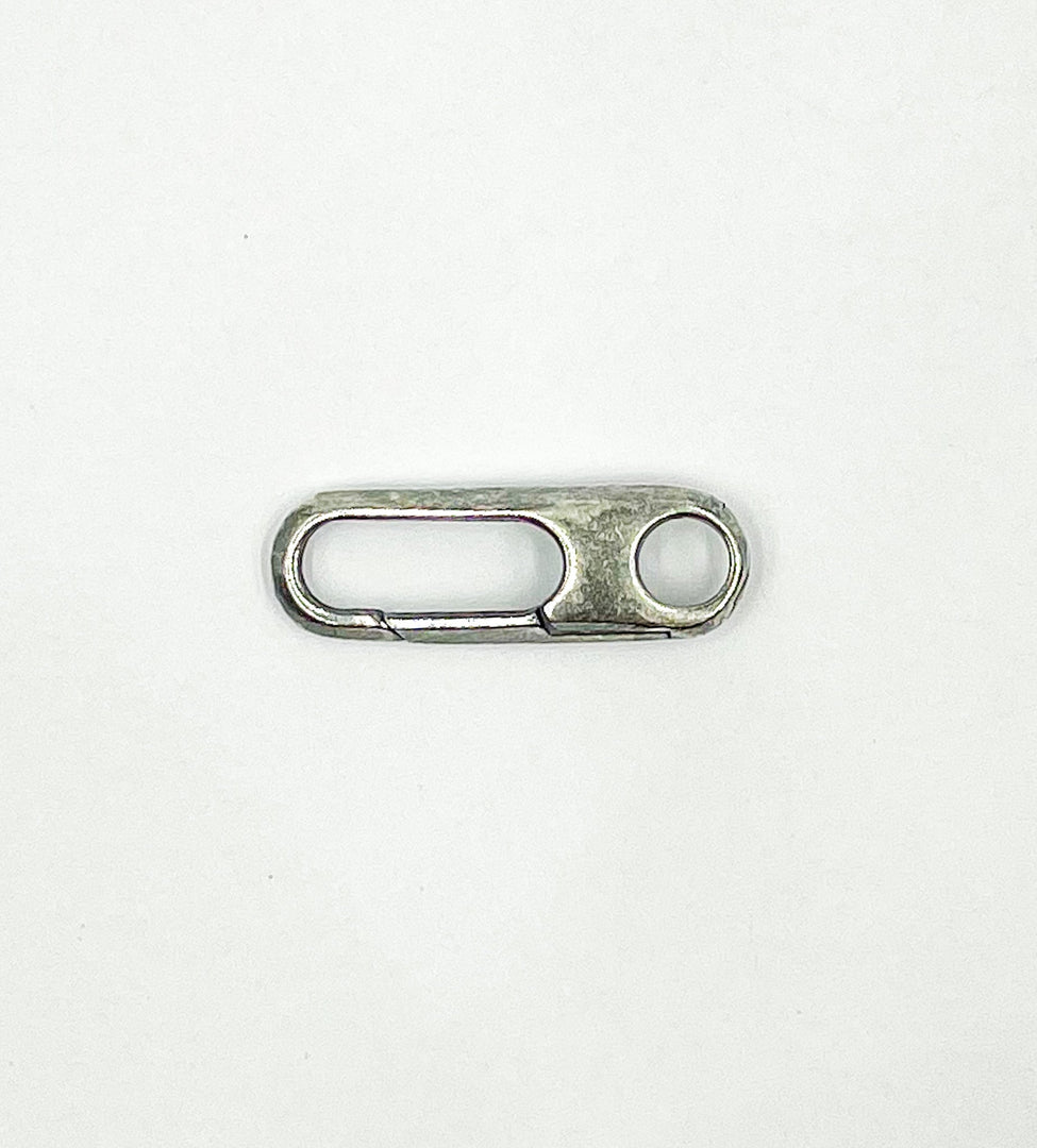 925 Oxidized Sterling Silver Clasp 26x8mm. 266OX