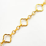 Load image into Gallery viewer, V251GF. Gold Filled Clover Link Chain
