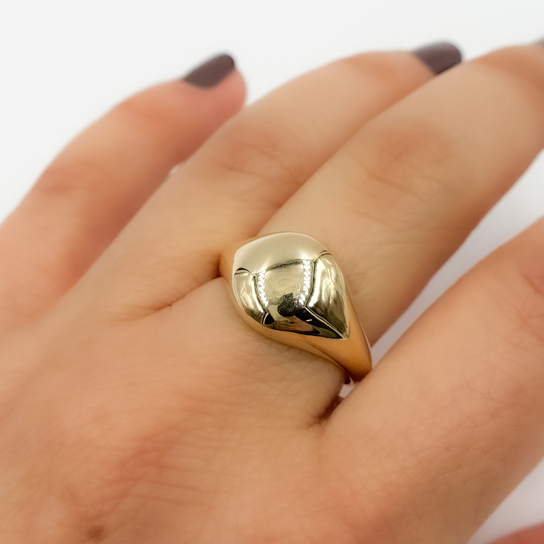 RFZ19495. 14K Solid Yellow Gold Ring