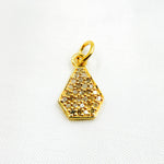 Load image into Gallery viewer, DC1015. Diamond Sterling Silver Drop Charm
