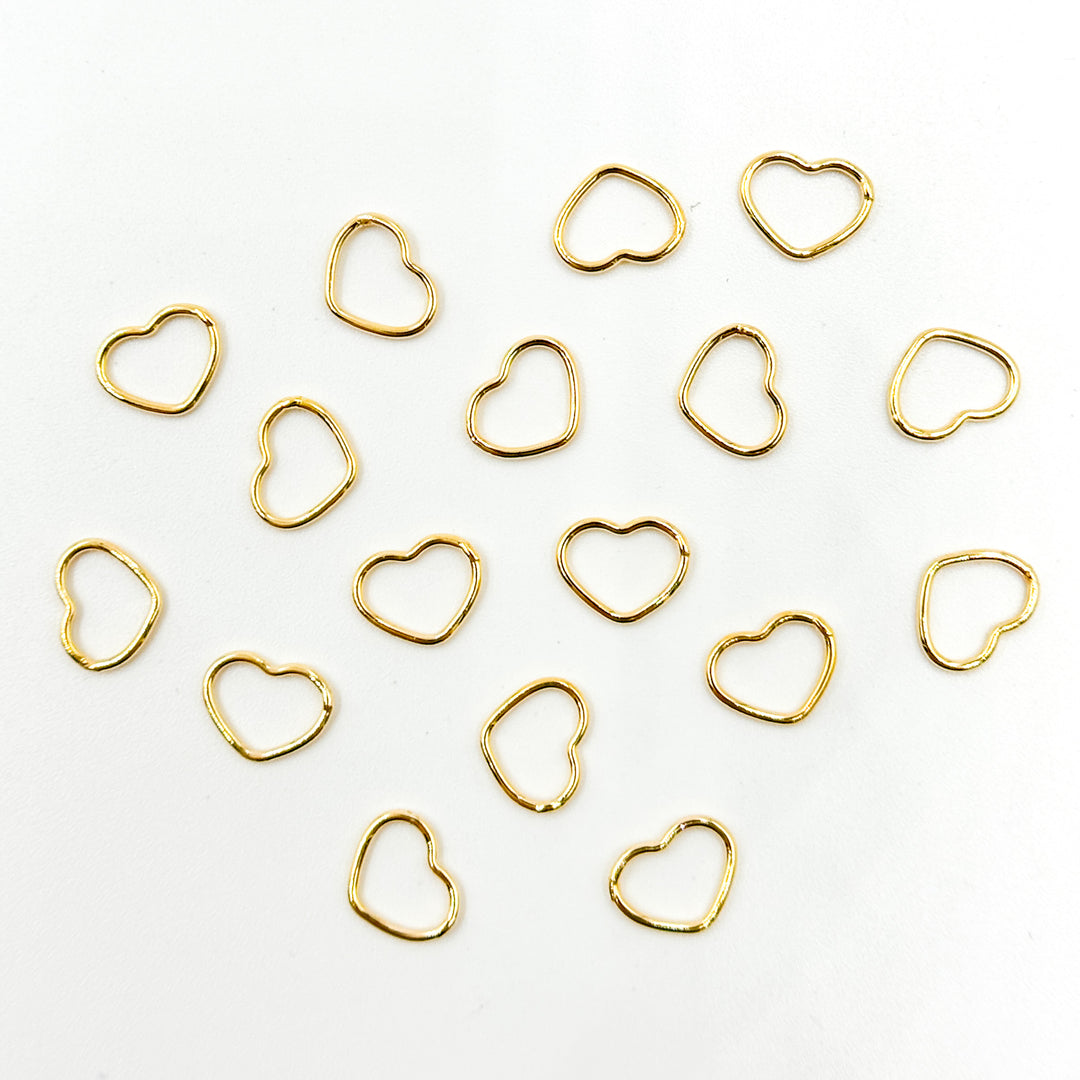 V294MGF. 14k Gold Filled Heart Charm