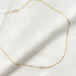 Load image into Gallery viewer, 040MM0P211H0. 14K Solid Gold Smooth Marina and Cable Links Chain
