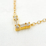 Load image into Gallery viewer, 14K Solid Gold Diamond Necklace. NFB70858
