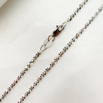 Load image into Gallery viewer, 025RNBFR0WG. 14K Solid White Gold Margarita Chain
