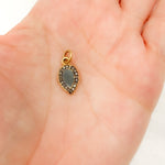 Load image into Gallery viewer, DC229A. Diamond Sterling Silver Drop Enamel Charm
