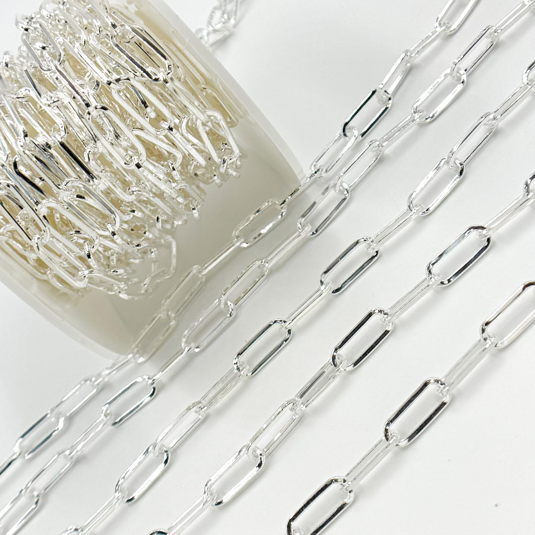 Sterling Silver Paperclip Chain