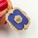 Load image into Gallery viewer, Shop Now 14K Gold Rectangle Pendant
