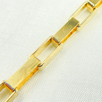 Load image into Gallery viewer, V42GP. Gold Plated 925 Sterling Silver Flat Box Chain

