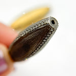 Load image into Gallery viewer, DC961. Diamond Sterling Silver Long Marquise Shape Bead
