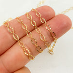 Load image into Gallery viewer, 1370SBGF. 14K Gold-Filled Diamond Cut Oval Link Chain
