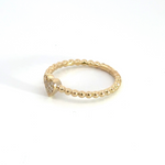 Load image into Gallery viewer, 14k Solid Diamond Heart Ring. RN125645
