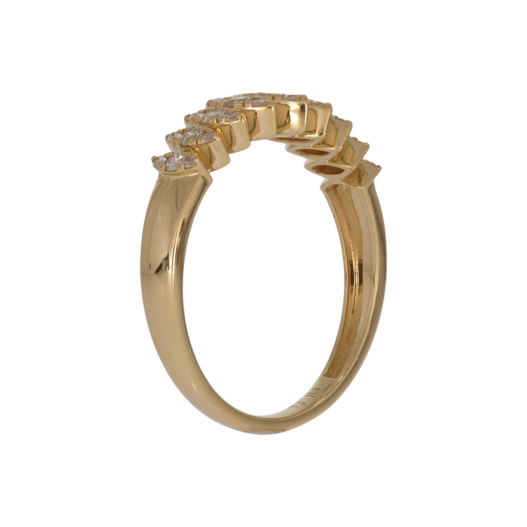 RFF19694. 14K Solid Gold Diamond Ring