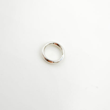 Shop Now 6MM White Silver Split Ring