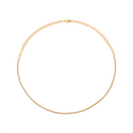 Load image into Gallery viewer, NFP71713. 14K Solid Gold Diamond Tennis Choker Necklace
