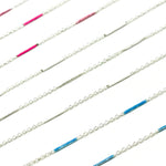 Load image into Gallery viewer, 70/7796SS. 925 Sterling Silver Enamel Bar Link Chain