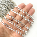 Load image into Gallery viewer, 925 Sterling Silver Curb Chain. V45SS
