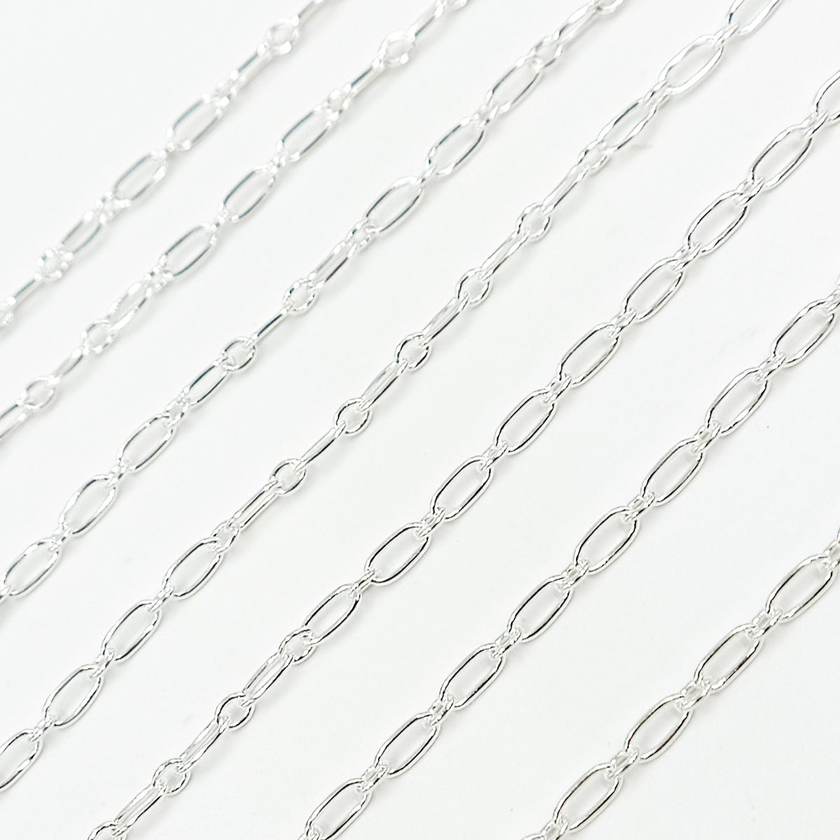 Sterling Silver Smooth Long & Short Link Chain – Order Now