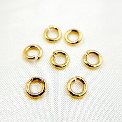 14K5mm. 14K Solid Gold Open 5mm Jump Ring