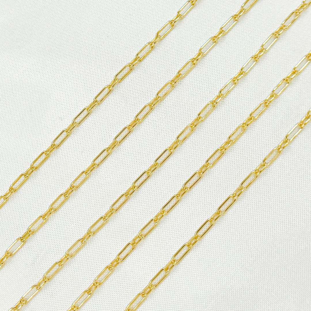 925 Sterling Silver Smooth Long & Short Link Chain
