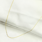 Load image into Gallery viewer, 025FLCL2. 14k Solid Yellow Gold Smooth Cable Link Chain
