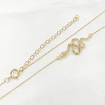 Load image into Gallery viewer, 14k Solid Gold Diamond Snake Necklace. NFE71043
