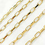 Load image into Gallery viewer, Gold Plated 925 Sterling Silver Flat Oval Link Chains