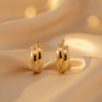 Load image into Gallery viewer, 15850021290.  14K Solid Gold Fancy Braided Hollow Hoop Earrings