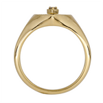 Load image into Gallery viewer, RFA18839. 14K Solid Yellow Gold Diamond Heart Ring
