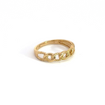 Load image into Gallery viewer, 14k Solid Gold Chain Ring. RAZ01182
