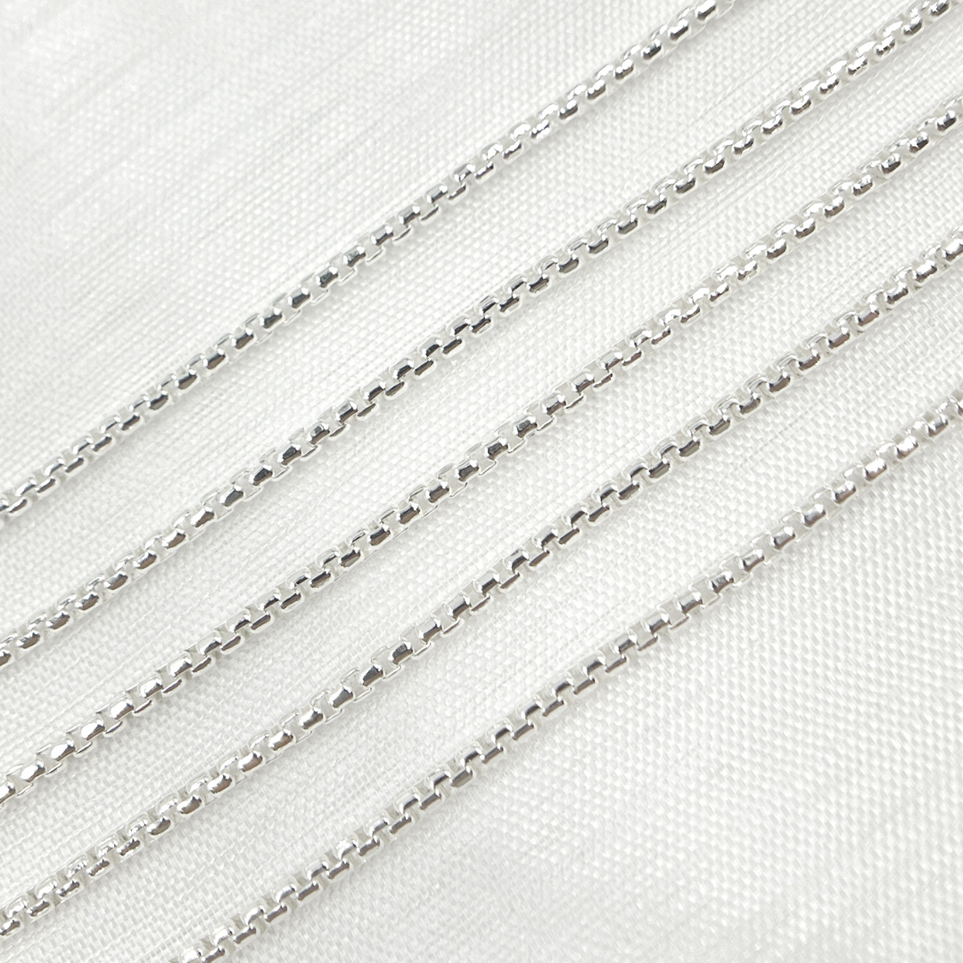 Y49SS. Sterling Silver Round Box Chain