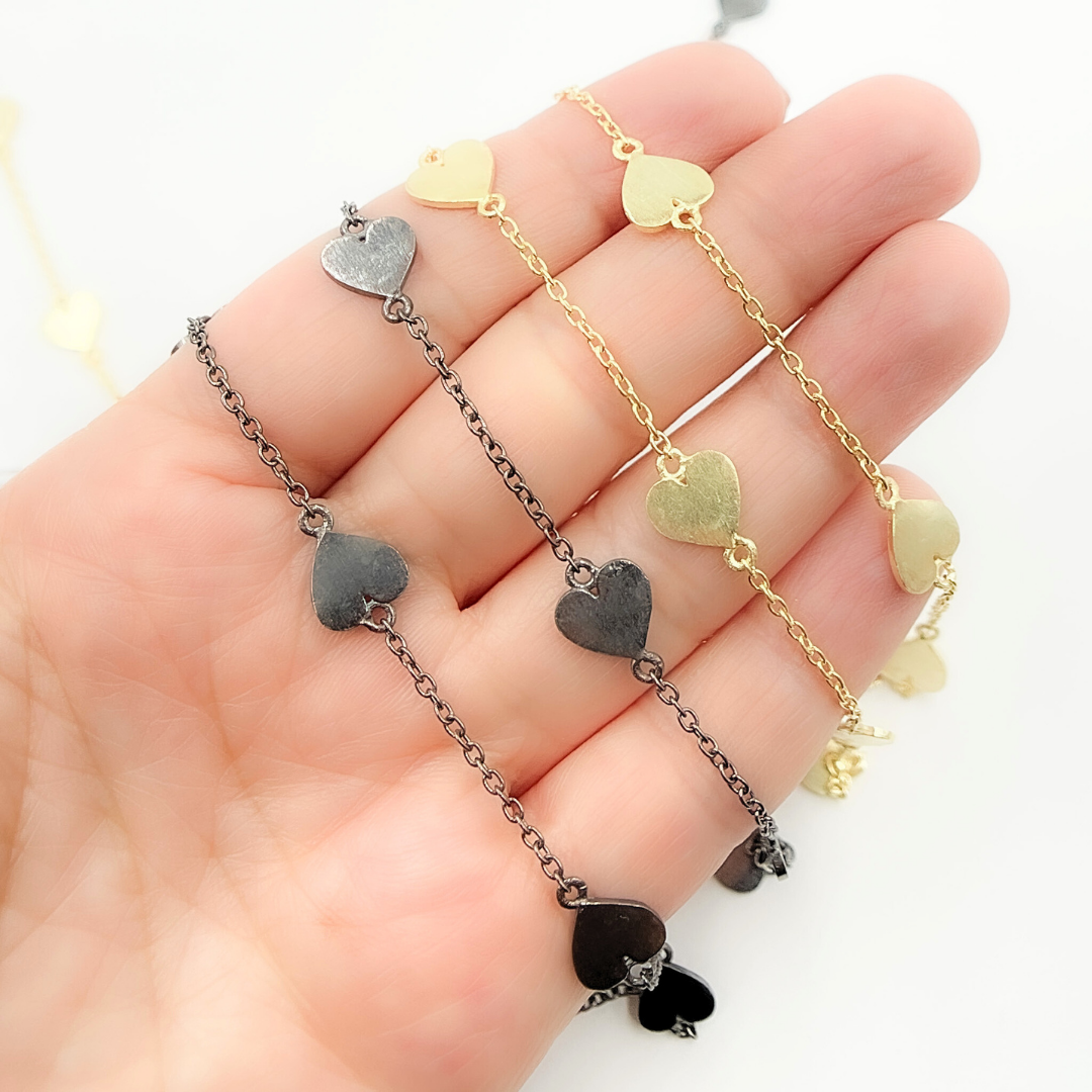 310HS. Heart Shape Connected Wire Chain