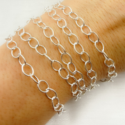 Sterling Silver Smooth Oval Link Chains