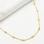 Load image into Gallery viewer, 8Necklace. Gold Plated Sterling Silver Satellite Necklace
